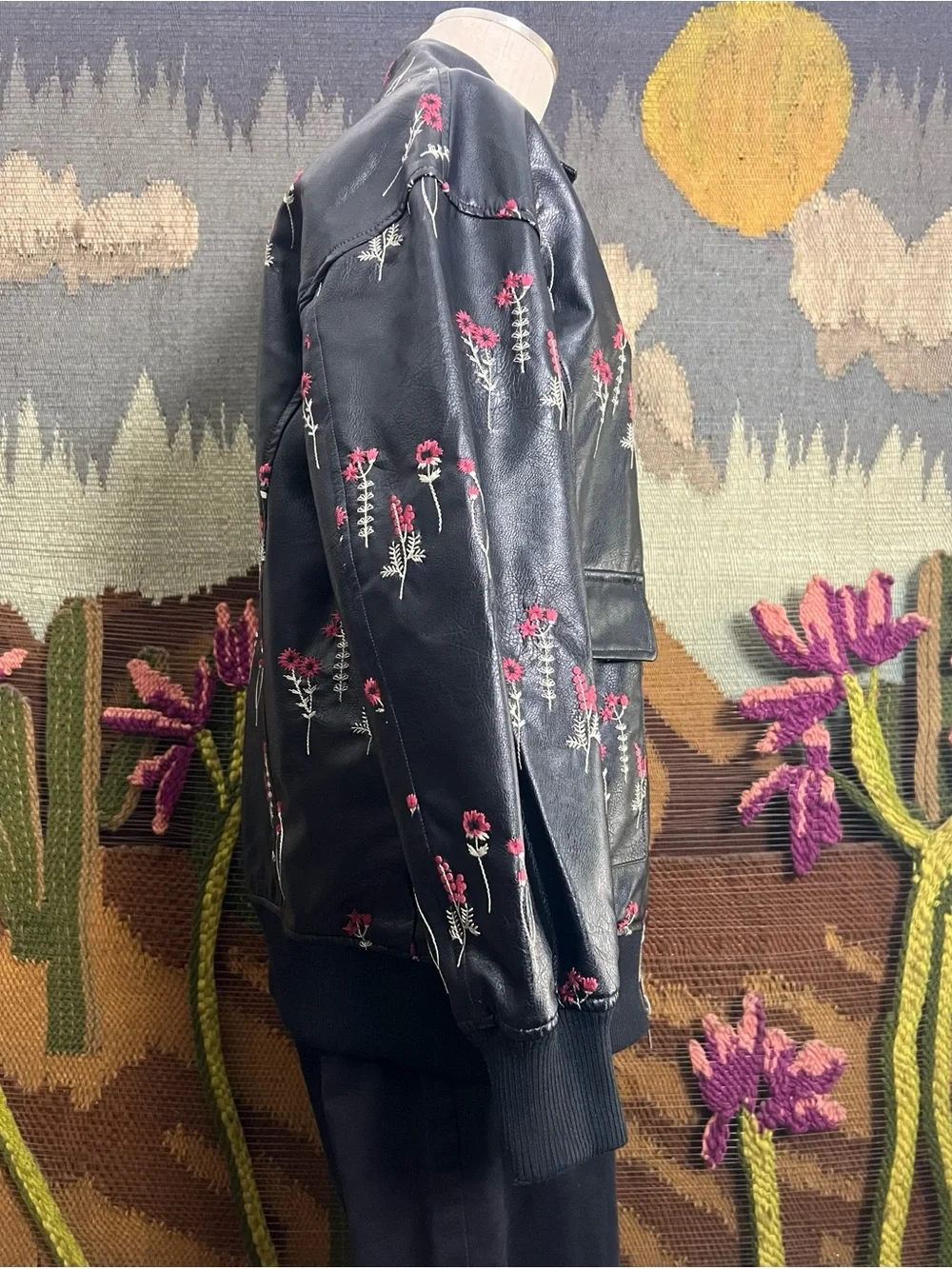 Anthropologie Embroidered Jacket S
